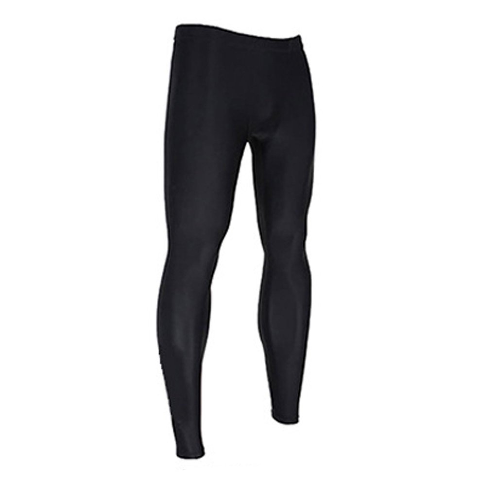Legou Men's Zip-Up Wetsuit Surfing Sun Protection Snorkeling Free Matching Set Black Pants M