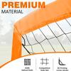 BOHEN 9x5FT Portable Soccer Goal for Kids Backyard with Carry Bag - Easy Folding Lightweight Fun for Outdoor Indoor Training Games for Teen Youth Adult (Orange, 9x5FT, 1 Pack) view 3