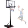Nova Microdermabrasion Basketball Hoop Outdoor 7.2-9.2ft Adjustable, 32 inch Backboard, Portable Basketball Hoop Goal System for Kids/Youth/Adults Outdoor Indoor Play view 1