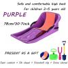 Double Thickened Sled, Snow Sledge with Backrest, Double Handle Children's Sled, Anti-Freeze and Wear-Resistant Sled view 2