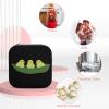 Chick Peas Jewelry Storage Case Leather Jewelry Holder Organizer Travel Jewellery Box Gift for Women view 3