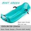 Children's Double Sled, Plastic Sled, Sled with Backrest, Double Armrest Brake Sled view 2