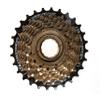 BALINGE ATA 6 Speed Freewheel, 14-28T Screw On Multiple Freewheel Threaded Type Freehub Cycling Replacement PartBlack&Brown view 1