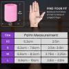 Amrta Gymnastics Grips Wristbands Sets for Girls Youth Kids 2 Pair Palm Protection Equipment with Wrist Support, Gymnastic Bar Grip Gloves Set Weightlifting Sports Workout (Pony&Never Give Up, S) view 4