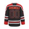 PERC30 Hockey Jerseys #00 Movie Kids Christmas Stitched Youth(Black,M) view 3