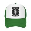 Funny Not All Those Who Wander are Lost Unisex Baseball Cap Vintage Low Profile Trucker Hats Adjustable,Black view 2