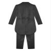 Hularka Toddler Baby Boys Jacquard Gentleman 5-Piece Suits Formal Tuxedo Dress Sets Wedding Christening Outfits Black 2-3 Years view 4