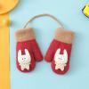 Baby Knit Mittens Baby Winter Mittens Toddler Snow Gloves Infant Gloves Kids Knit Gloves Toddler Boy Girls Mittens view 2