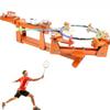 NYMFEA Badminton Racket String Machine,6-Point Fixed 60lb Winch Type Badminton Threading Machine,360 Turntable Rotation with Tools and Accessories view 1
