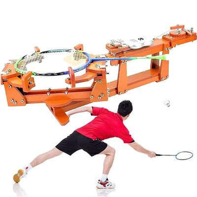 NYMFEA Tennis Racquet Stringing Machine, Tabletop Racket String Machine with Tools and Accessories - Tennis, Squash and Badminton Racket Stringer, 6-Point Fixed
