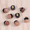 BESPORTBLE 25pcs Leather Pool Cue Tips Screw Billiard Cue Tips Replacement for Enhanced Game Convenient and Easy to Install for Billiards view 4