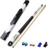 Pool Cue, Canadian Maple Billiard Pool Cue Sticks, for Games and Sports Pool Table Accessories, Nice Balance and Weight, Strong and Straight (Tips 13mm, White Pool Cue+Box) view 1