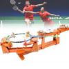 NYMFEA Badminton Racket Stringing Machine, Electric DIY Racket Frame Threading Machine, 6-Point Fixed, Multifunctional Intelligent Design, for DIY Squash, Tennis or Badminton Rackets