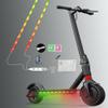 2 Strip 50CM Electric LED Bicycle Scooter Lights Night Cycling Colorful Lamp Waterproof Safety Skateboard Scooter Lights view 1