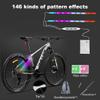 2 Strip 50CM Electric LED Bicycle Scooter Lights Night Cycling Colorful Lamp Waterproof Safety Skateboard Scooter Lights view 3