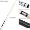 Pool Cue, Canadian Maple Billiard Pool Cue Sticks, for Games and Sports Pool Table Accessories, Nice Balance and Weight, Strong and Straight (Tips 10.5mm, White Pool Cue+Barrel) view 2