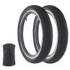 BALINGE 16 Bike tire 2 Pack 16 x 2.125 16 in 16 Bike tire Folding Replacement Tires Fits Most Kids Bikes,BMX Tires 16 inch,Black - 2 Tires view 1