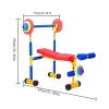 PHASFBJ Kids Fun and Fitness Equipment, Weight Bench with Weights and Barbell, Weight Bench Set for Beginner Barbell Weightlifting Exercise, Toddler Workout Equipment view 2