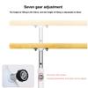 Ballet Barre Bar Ballet Bar Double Fixed Ballet Barre Heavy Duty Dancing Stretching Ballet for Home Dance Barre Fitness Ballet Bar for Kids (Pink 1.5M) (White 1.5M) view 4