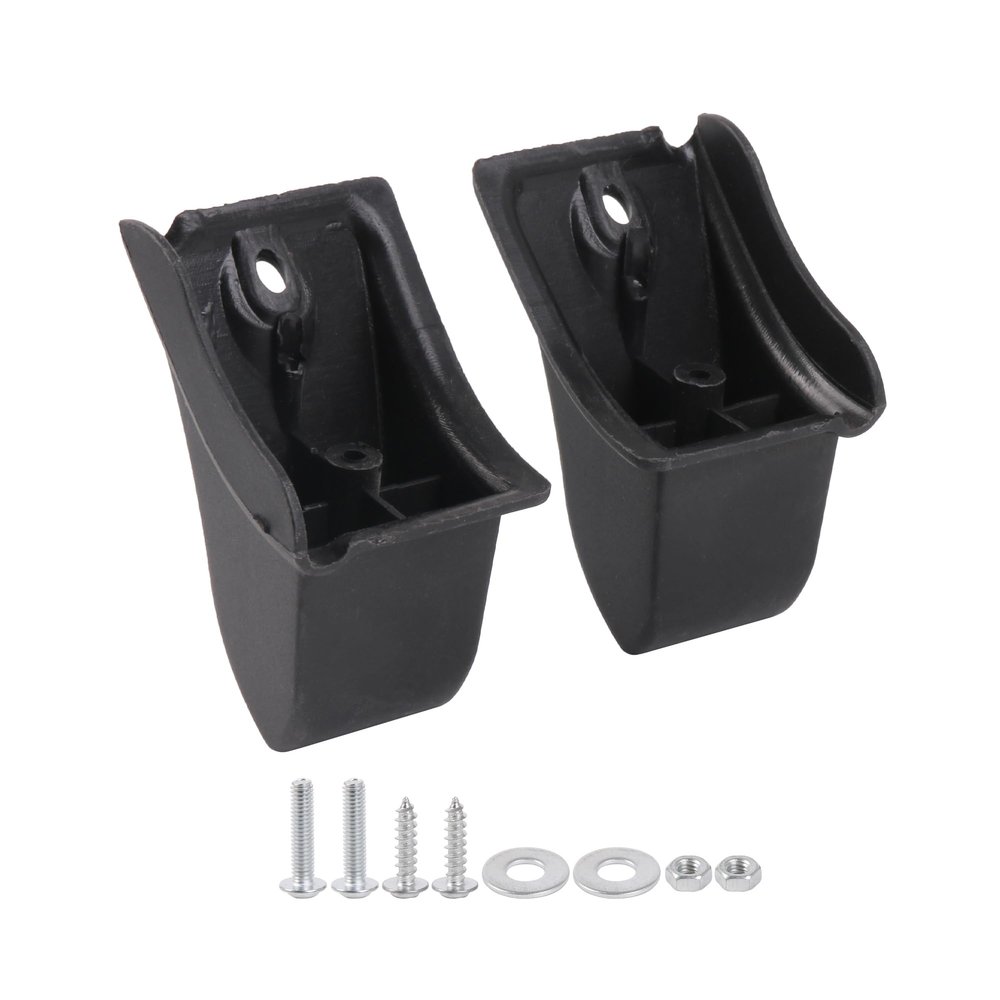 BQLZR Plastic Stud Luggage Feet for Suitcase Bags 1.18 Inch Z017 with Screw Pack of 2