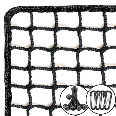 AOLIGEIJS Golf Net,Golf Practice Net,Sports Netting,Sports Practice Barrier Net,Heavy Duty Ball Netting,DIY Ball Net for Golf, Baseball, Hockey, Soccer, Black
