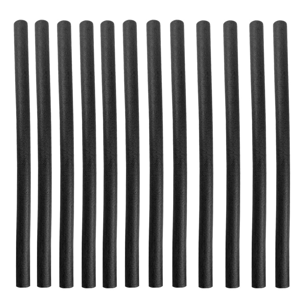 Trampoline Pole Covers 1.26 inch Diameter Replacement, Trampoline Pole Foam Sleeves,38''Length, Protective Tube, Black, Set of 12