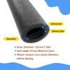 Trampoline Pole Covers 1.26 inch Diameter Replacement, Trampoline Pole Foam Sleeves,38''Length, Protective Tube, Black, Set of 12 view 2