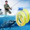 Braided Fishing Line PE Braided Platinum X8 Thread 300m - Yellow Fishing Line - Suitable for Freshwater and Saltwater (Extra Large, 0,35 mm 50,66 lb 23,00 kg 300 m) view 2