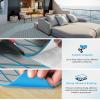 Hzkaicun Boat Flooring EVA Foam Boat Decking 95"x28" Boat Decking Foam Mat Self-Adhesive Non Slip Faux Teak Marine Deck mat Non-Slip Mat for Boat Deck Yacht Jet Ski Fishing Boat Surfboard Kayak RV view 3