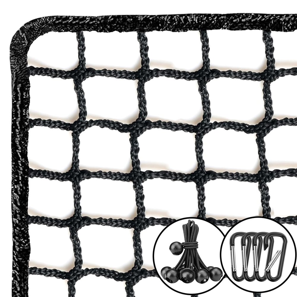 AOLIGEIJS Sports Practice Barrier Net - Heavy Duty Ball Netting for Golf, Baseball, Hockey, Soccer