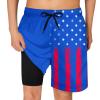 Cozople Boys Green Quick Dry Swim Trunks UPF50+ Stretchy Compression Liner Swim Shorts Summer Cool Boardshorts for Kids Casual Athletic Swimwear view 1