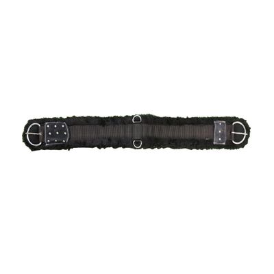 Just Ranch Synthetic Straight Cinch for Horse Size 24-36 Inches. (Black, 36")
