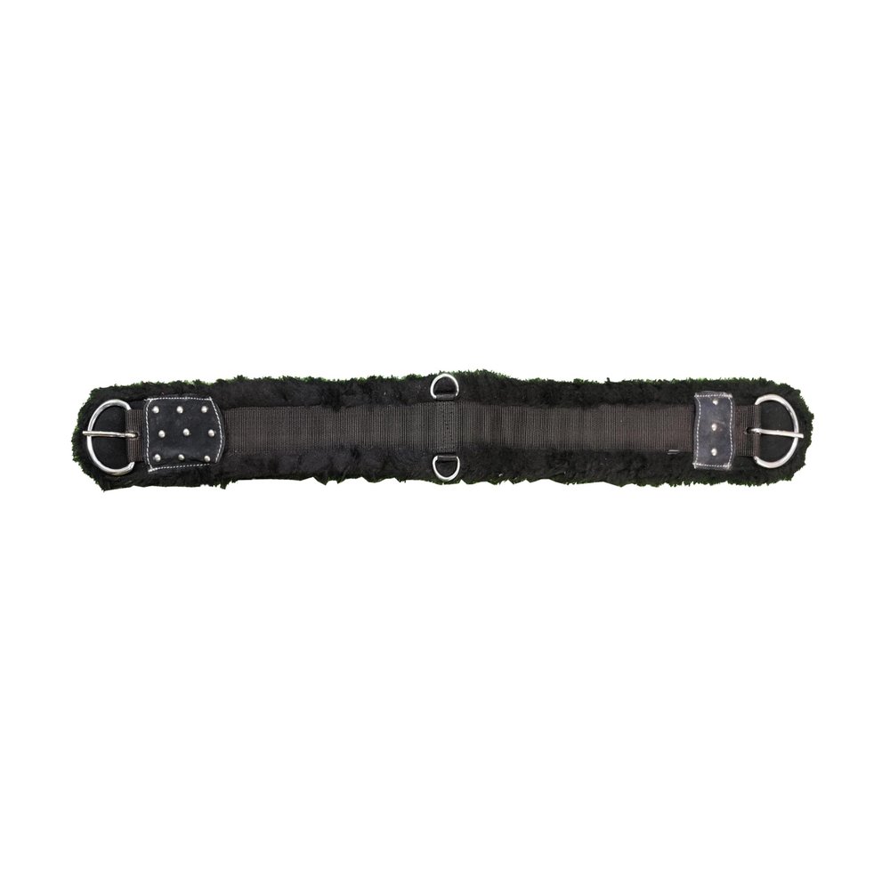Just Ranch Synthetic Straight Cinch for Horse Size 24-36 Inches. (Black, 36")