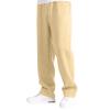 Mens Sweatpants with Pockets Fleece Lined Wide Leg Sweatpants Open Bottom Baggy Sweatpants Cotton Lounge Trousers Solid Color Cotton Mens Sweatpants Joggers Relaxed Fit Basic Athletic Sweat Pants view 3