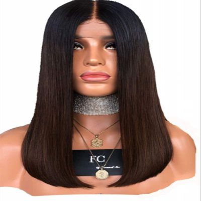 19.69'' Medium Length Straight Brown Cosplay Wig for Women Synthetic Wig