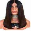 19.69'' Medium Length Straight Brown Cosplay Wig for Women Synthetic Wig view 1