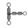 KTGCOZS Pack of 30 Cross Line Swivel T-Shape Double Rolling Swivels Fishing Tackle Connector Clip (34# 30pcs) view 1