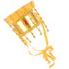 Baluue Chinese Emperor Cosplay Hat Ancient Royal Headwear with Beads for Stage Performance Role Play and Costume Accessory for Kids and Adults view 1