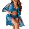 Avidlove lingerie for women Lace Babydoll 2 Piece Sexy Bra and Panty Sets Lace Kimono Robe Set view 1