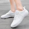Girls White Cheerleading Shoes Breathable Youth Cheer Competition Sneakers Athletic Training (White, 13.5 Little Child) view 2