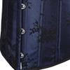 Corset Tops Bustier for Women with Sleeves Off The Shoulder Lace Floral Plus Size Costumes Blue 2XL view 4