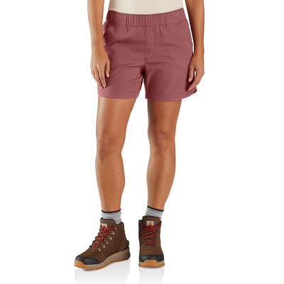 Carhartt Women's Force Relaxed Fit Ripstop Work Short, Apple Butter, X-Small