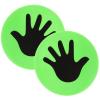Sosoport 1pair Football Training Discs Multi-Function Agility Sign Pad for Soccer Practice Marking Signs Design for Fun Drills and Activities Hands view 1
