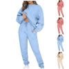 HGps8w Women's Two Piece Outfits Sweatsuit Long Sleeve Sweatshirt and Sweatpants Workout Athletic Tracksuits Loungewear view 2