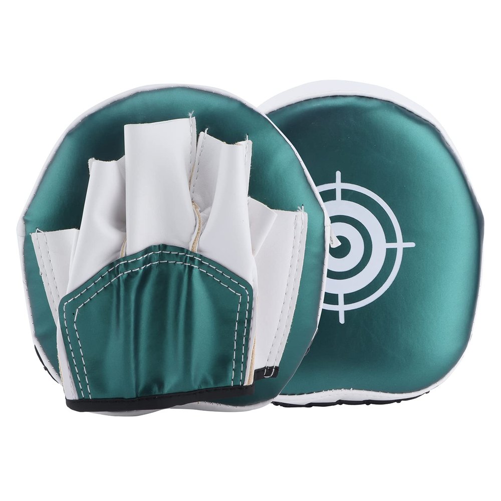 Boxing Curved Punching Mitts, Kids Mini Boxing Gloves Pads Boxing Target Pads Boxing Equipment Boxing Mitts Boxing Pads Mitts for Boxing Training(Green)
