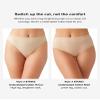 Wacoal Women's Understated Cotton Full Coverage Brief Panty, 875362, Equestrian Red Scattered Dots, Large view 4