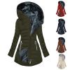 Long Winter Coats for Women Waterproof Fleece Lined Warm Long Puffer Jacket Thicken Parka Outwear With Fur Hood view 2