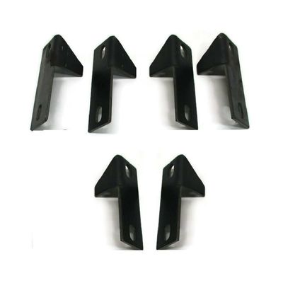 6 Pieces 6 x 2 Weld On Steel Pontoon Boat Trailer Bunk Bolster Frame Support Brackets / L-R, 3 Pair