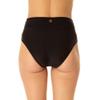 Coppersuit Women's Standard Tummy Control Ruched Swim Bottom, Black view 2