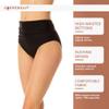 Coppersuit Women's Standard Tummy Control Ruched Swim Bottom, Black view 3